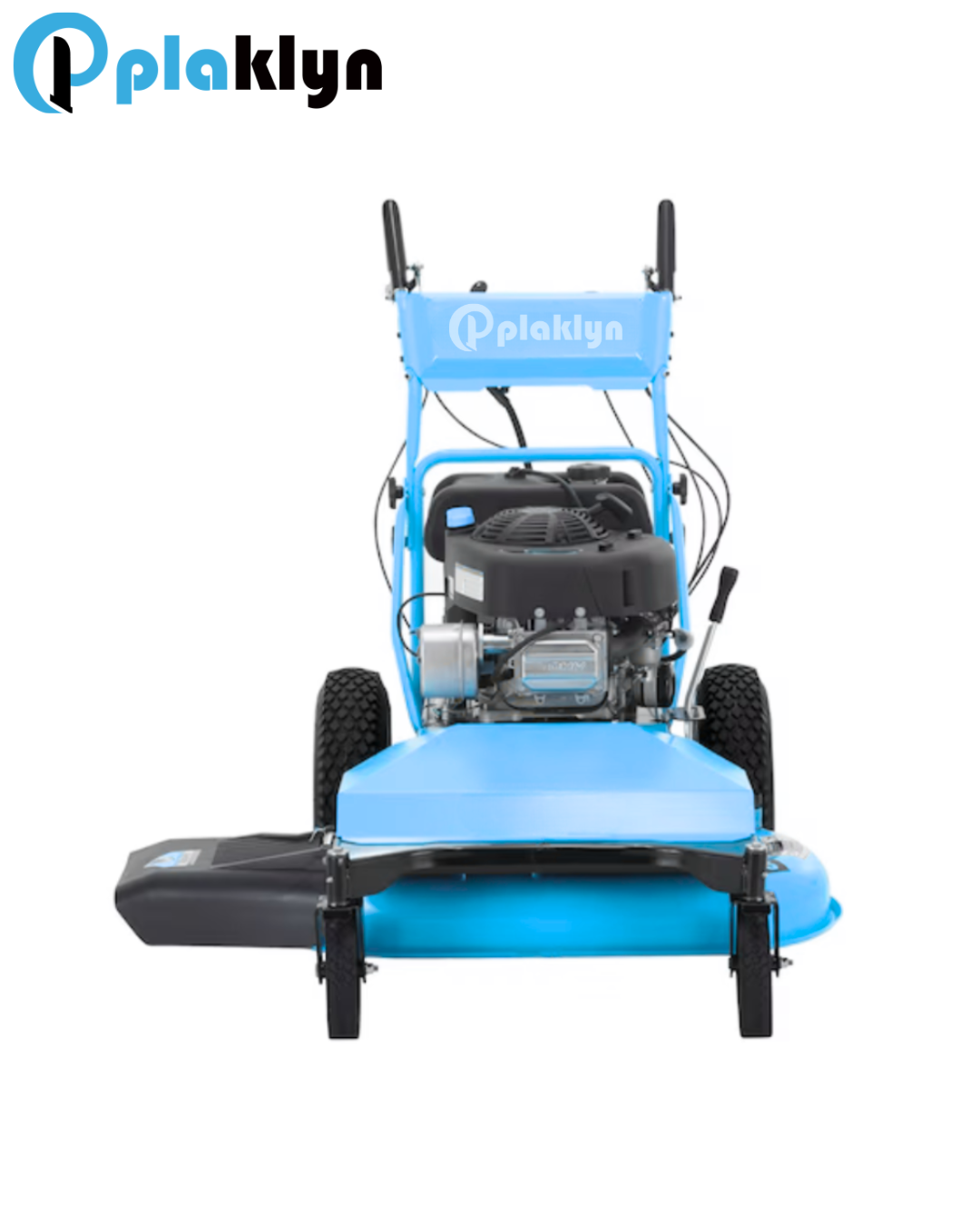 Plaklyn 33-Inch 344cc Gas Gear-Drive Walk-Behind Zero-Turn Lawn Mower – Wide-Area Mowing