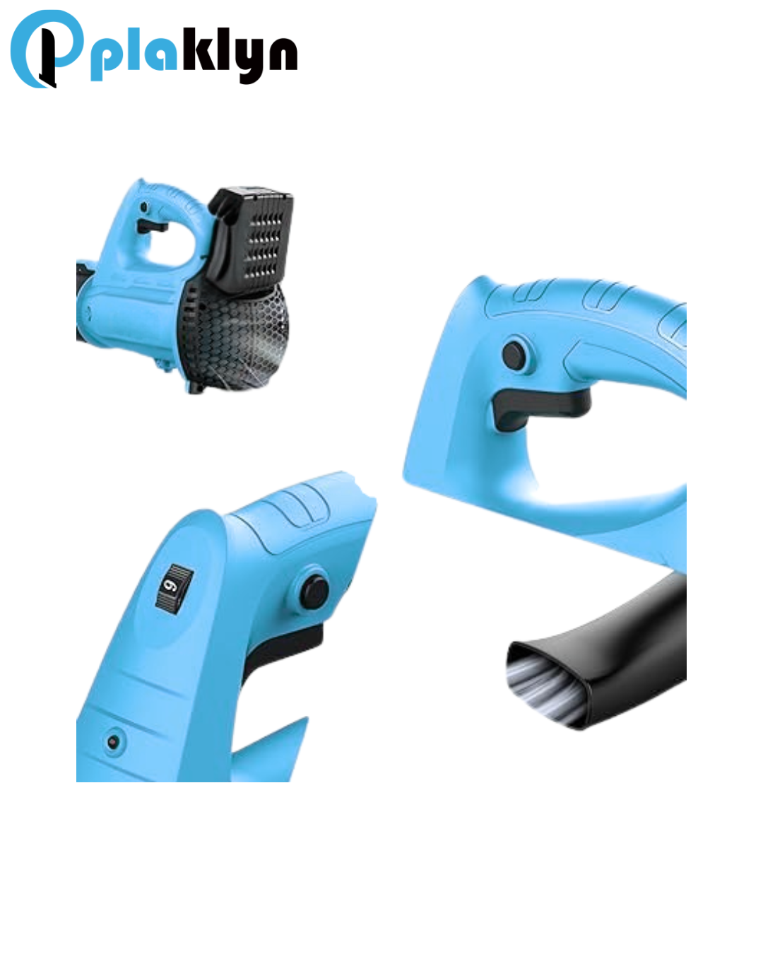 Plaklyn Cordless Leaf Blower – 320 CFM, 150 MPH, Lightweight with Battery & Charger