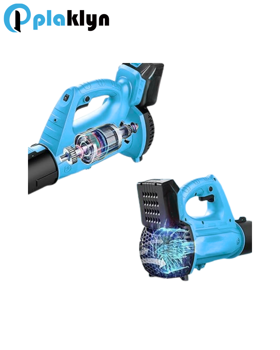 Plaklyn Cordless Leaf Blower – 320 CFM, 150 MPH, Lightweight with Battery & Charger