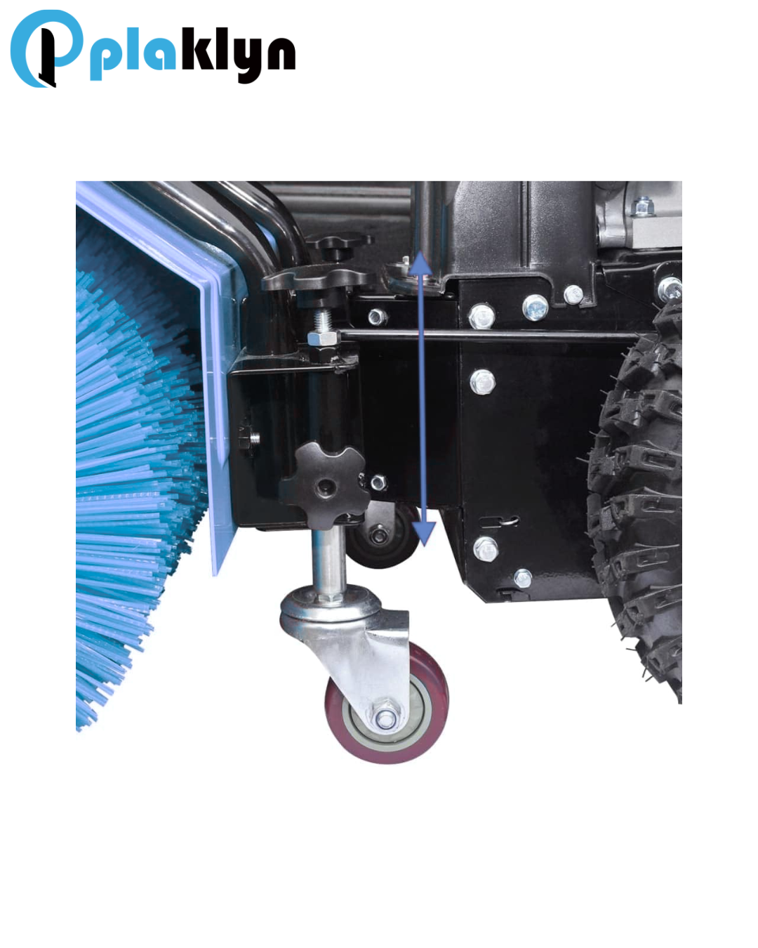 Plaklyn 6.5 HP Multifunctional Petrol Snow Thrower & Blower with Plough Blade