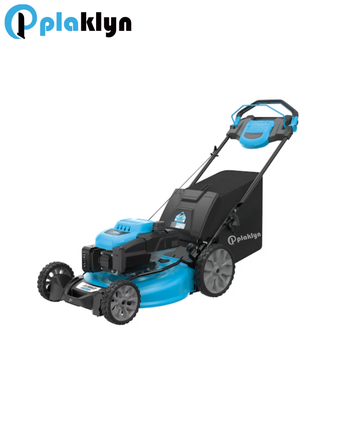 Plaklyn 21-Inch 196cc RWD Self-Propelled 3-in-1 Lawn Mower with PowerAdap