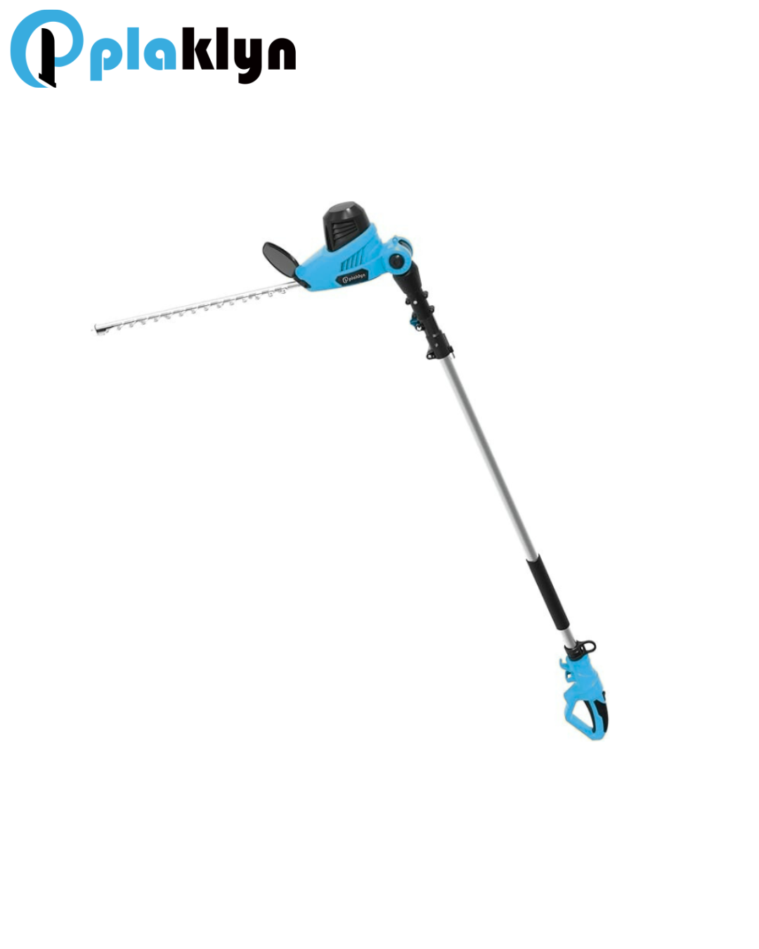 Plaklyn Electric Pole Hedge Trimmer – 18-Inch Dual-Action Laser Cut Blade, Adjustable Head, 600W Corded