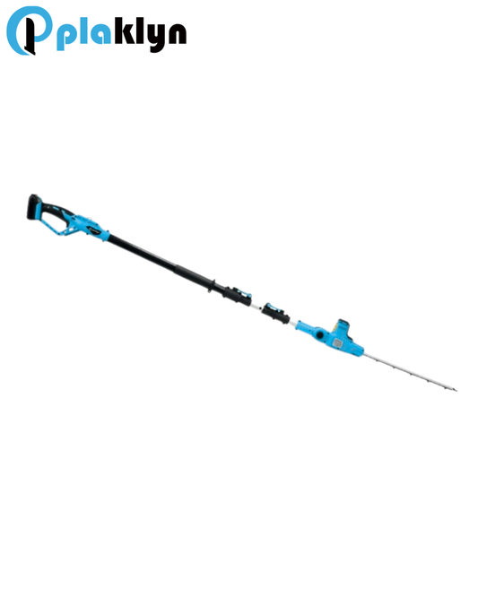 Plaklyn 18V Cordless Telescopic Hedge Trimmer – Dual Action with 2.0Ah Battery (YT-82834)