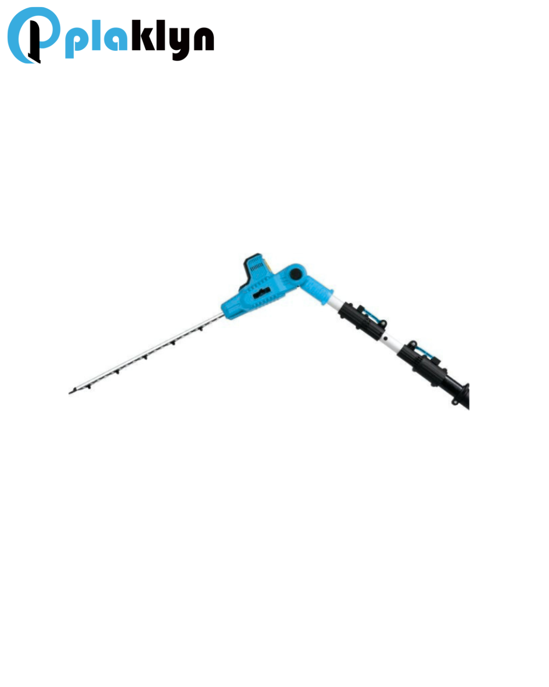 Plaklyn 18V Cordless Telescopic Hedge Trimmer – Dual Action with 2.0Ah Battery (YT-82834)