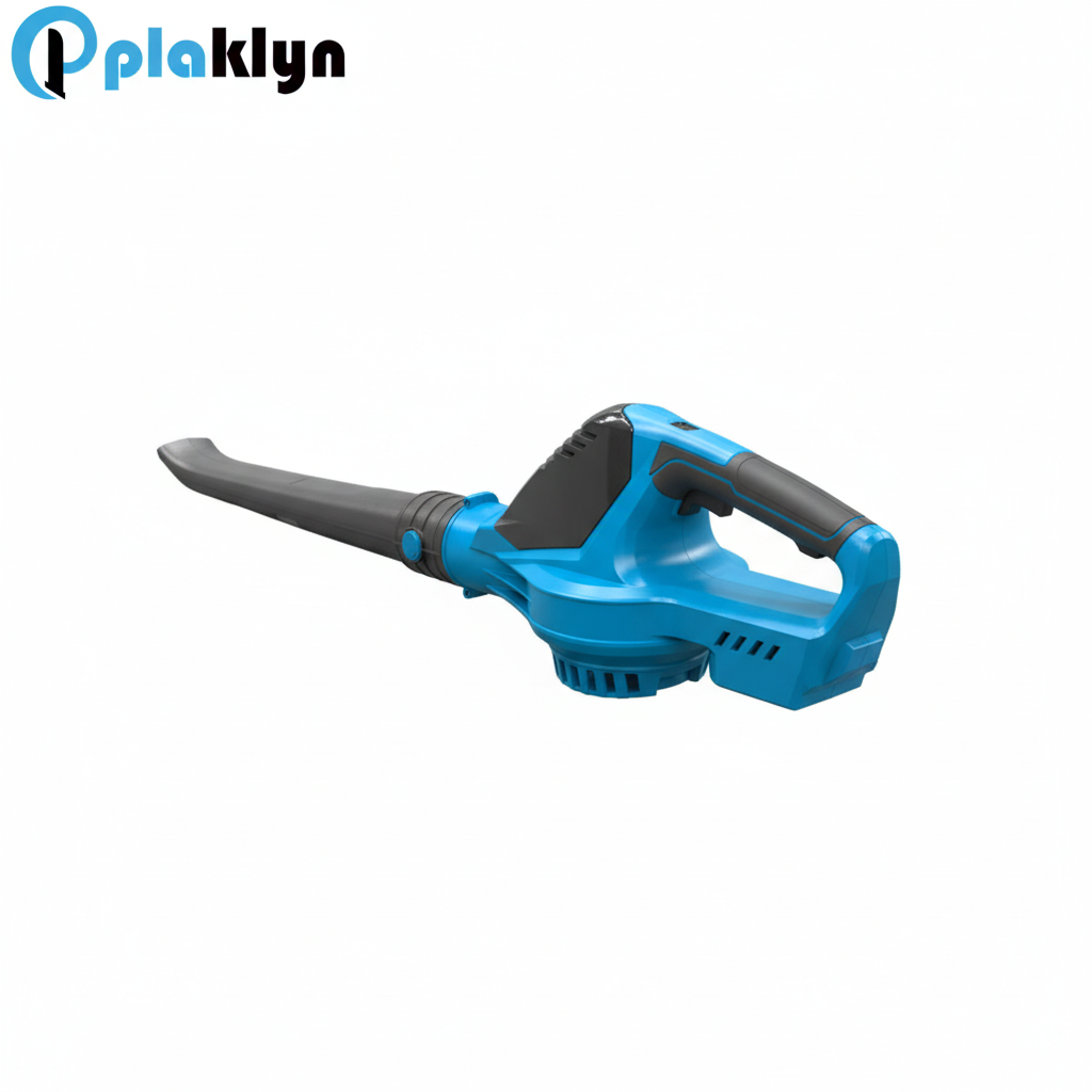 Leaf blower - rear angle with logo